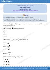 Đề thi giữa kì 1 Toán 11 Kết nối tri thức - Đề số 8